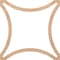 Ekena Millwork 47 14W x 47 14H x 38T Large Lilley Decorative Fretwork Wood Ceiling Panels, Hickory CELW47X47X0375LEYHI - alternate 6